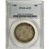 Image 3 : 1795 50C 2 Leaves AU55 PCGS. O-113a, R.4. The popular 