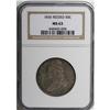 Image 3 : 1836 50C Reeded Edge MS63 NGC. Like other well-known p 