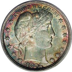 1892 50C MS68 PCGS. Mint Director J. P. Kimball placed 