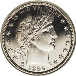 1894 50C PR68 Cameo NGC. It seems hard to believe by t 