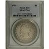 Image 3 : 1795 S$1 Flowing Hair, Silver Plug Fine 15 PCGS. B-1, 