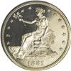 Image 1 : 1881 T$1 PR66 Cameo NGC. An untoned and pinpoint-sharp 