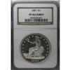 Image 3 : 1881 T$1 PR66 Cameo NGC. An untoned and pinpoint-sharp 