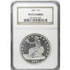 Image 3 : 1881 T$1 PR67 Cameo NGC. A total of 960 coins were str 