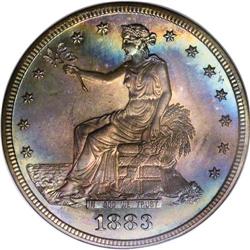 1883 T$1 PR67 NGC. This is the last readily collectibl 