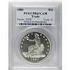 Image 3 : 1883 T$1 PR65 Cameo PCGS. A splendid Gem that has an u 