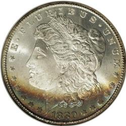 1880-CC S$1 MS67 NGC. The 1880-CC is a Carson City dol 