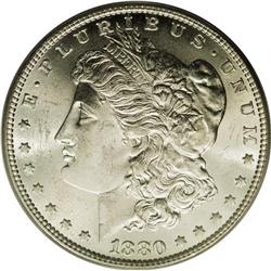 1880-O S$1 MS65 PCGS. Micro O. A great example of this 