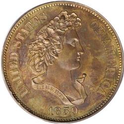 1859 P50C Half Dollar, Judd-240b, Pollock-296, R.5, PR 