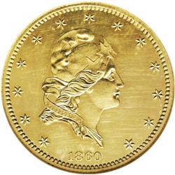 1860 P$5 Five Dollar, Judd-272, Pollock-320, Low R.6,