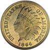 Image 1 : 1864 1C Indian Cent, Judd-353, Pollock-425, Low R.6, P 