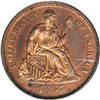 Image 1 : 1867 10C Seated Liberty Dime, Judd-587, Pollock-652, L 