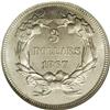 Image 2 : 1867 $3 Indian Head Three Dollars, Judd-597, Pollock-6 