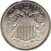 Image 1 : 1868 5C Five Cents, Judd-636, Pollock-708, Low R.7, PR 