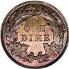 Image 2 : 1870 10C Barber''s Seated Liberty Dime, Judd-834, Poll 
