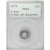 Image 3 : 1870 10C Standard Silver Dime, Judd-842, Pollock-934, 