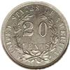 Image 2 : 1874 20C Bailly''s Seated Liberty Twenty Cents, Judd-1 