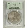 Image 3 : 1876 $1 Seated Liberty Trade Dollar, Judd-1474, Polloc 