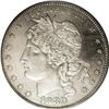 Image 1 : 1880 $1 Goloid Metric Dollar, Judd-1651, Pollock-1851, 