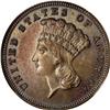 Image 1 : 1889 $3 Indian Head Three Dollars, Judd-1756a, Pollock 