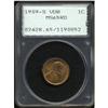 Image 3 : 1909-S VDB 1C MS65 Red PCGS. Blends of pumpkin-gold, o 