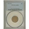 Image 1 : 1914-D 1C AU58 PCGS. Medium tan color bathes both side 
