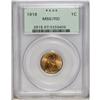 Image 3 : 1919 1C MS67 Red PCGS. A virtually perfect Superb Gem 