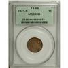 Image 1 : 1921-S 1C MS64 Red PCGS. Very well struck for this lon 