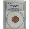 Image 3 : 1922-D 1C Weak D MS63 Red PCGS. Fully lustrous with be 