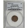Image 3 : 1922 No D 1C Strong Reverse XF40 PCGS. FS-013.2. Die P 