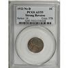 Image 3 : 1922 No D 1C Strong Reverse AU55 PCGS. FS-013.2. Die P 