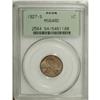 Image 1 : 1927-S 1C MS64 Red PCGS. A crisply struck copper-rose 
