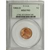 Image 3 : 1950-D 1C MS67 Red PCGS. An essentially flawless sunse 