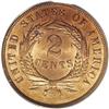 Image 2 : 1870 2C MS64 Red PCGS. The 1870 was the first date of 