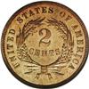 Image 2 : 1864 2C Large Motto PR65 Red NGC. Nearly 20 million 18 