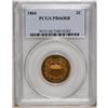 Image 1 : 1866 2C PR66 Red and Brown PCGS. Gorgeous orange surfa 