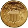 Image 1 : 1873 2C Closed 3 PR65 Red PCGS. Little mellowing of th 