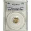 Image 3 : 1854 3CS MS66 PCGS. This is a sharply struck Premium G 