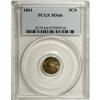 Image 3 : 1861 3CS MS66 PCGS. The three cent silvers were among 