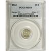 Image 1 : 1862 3CS MS66 PCGS. This brilliant and lustrous premiu 