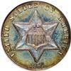 Image 1 : 1864 3CS MS66 NGC. From The Hill Country Collection. 