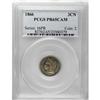 Image 1 : 1866 3CN PR65 Cameo PCGS. Light tan-gold toning overal 