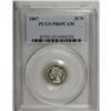 Image 1 : 1867 3CN PR65 Cameo PCGS. A practically untoned postwa 