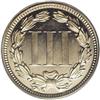 Image 2 : 1868 3CN PR65 Deep Cameo PCGS. An untoned and extraord 