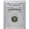 Image 1 : 1869 3CN PR65 Deep Cameo PCGS. Bright surfaces display 