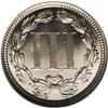 Image 2 : 1874 3CN PR67 S Cameo NGC. The earlier proof pieces o 