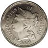 Image 1 : 1880 3CN PR66 PCGS. The sliding circulation-strike min 