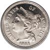 Image 1 : 1881 3CN PR66 PCGS. Sharply struck and deeply reflecti 