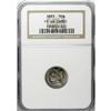 Image 1 : 1883 3CN PR66 Cameo NGC. Whispers of powder-blue and b 