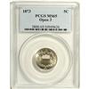 Image 3 : 1873 5C Open 3 MS65 PCGS. About 40% of the mintage app 